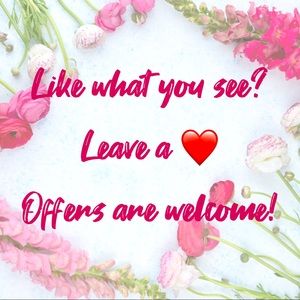 Leave a ❤️ Offers are welcome!